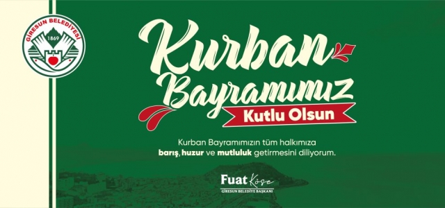 Başkan Köse, Kurban Bayramı dolayısıyla bir mesaj yayınladı