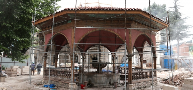 Hâtûniye Camii’nin restorasyon çalışmaları devam ediyor